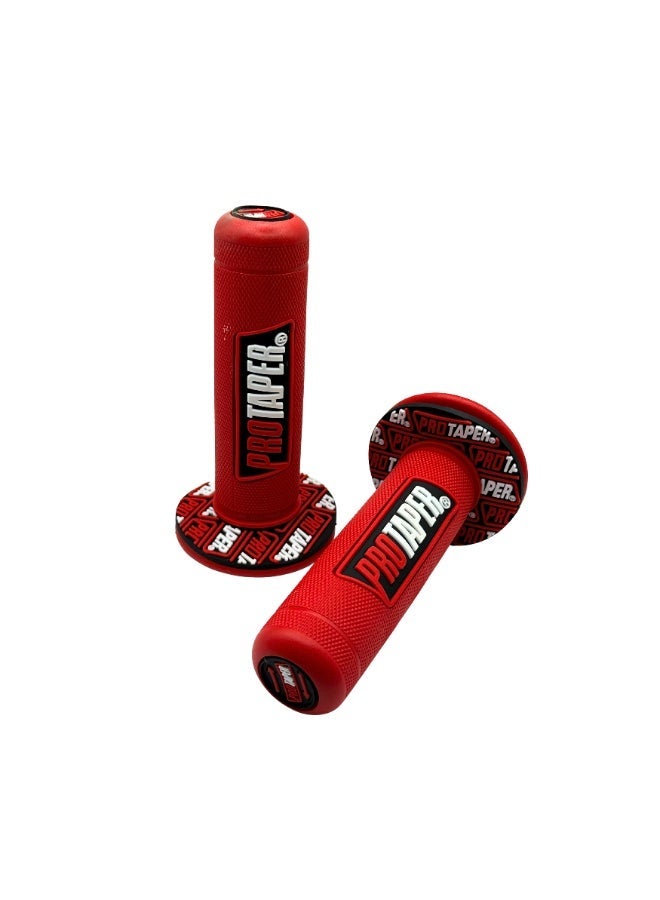 برو تابس مقابض مقود بروتابر سينيرجي مزدوجة الكثافة 7/8 بوصة – لون أحمر للدراجات النارية والموتوكروس - Image 1